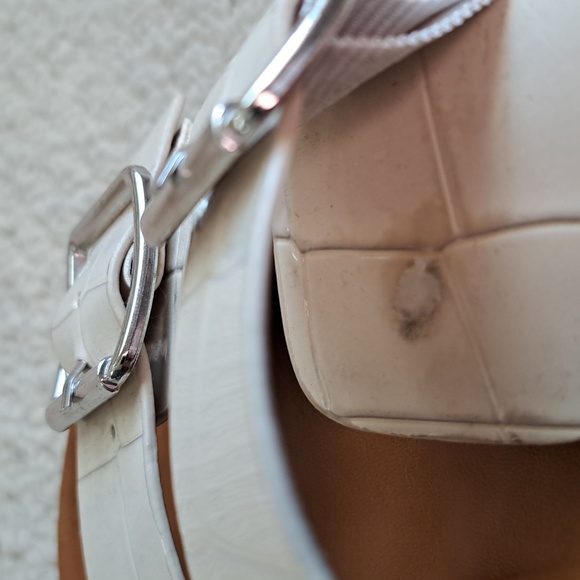 Dolce Vita Leeam Croc Embossed Double Buckle Footbed Slide Sandal - Picture 12 of 14